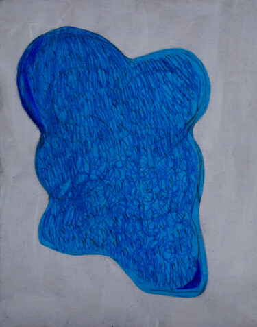Рисунок под названием "Do you like Blue?" - Ana Marković, Подлинное произведение искусства, Карандаш