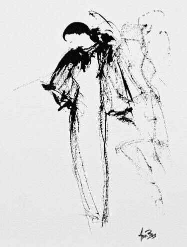 Drawing titled "365 06/01/2022" by Ana-Paula Bès, Original Artwork, Ink