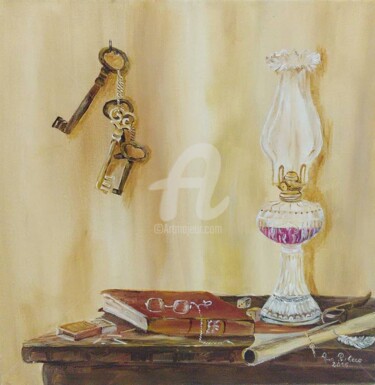 Pintura intitulada "pequenas-coisas.jpg" por Ana Pacheco, Obras de arte originais, Acrílico