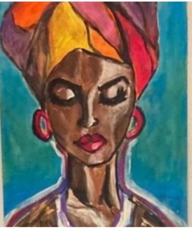 Schilderij getiteld "AFRICA" door Ana Petra León, Origineel Kunstwerk, Acryl
