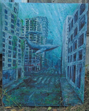 绘画 标题为“Под водой” 由Алена Ковтун, 原创艺术品, 油