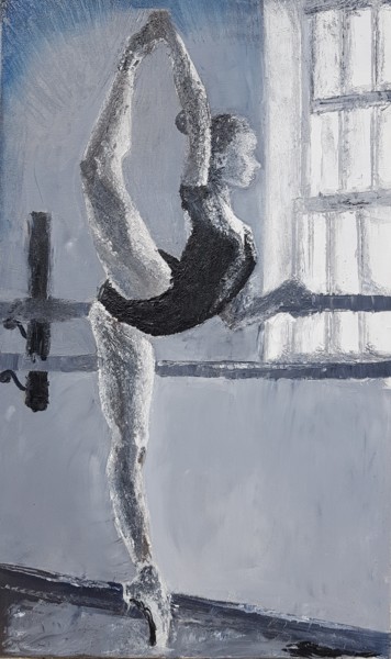 Картина под названием "Ballerine" - Ana Şestacovschii, Подлинное произведение искусства, Масло Установлен на Деревянная рама…