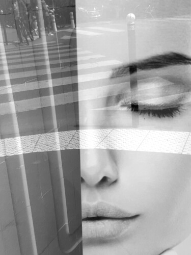 Photographie intitulée "Ferme les yeux" par Anne-Marie Bertin, Œuvre d'art originale, Photographie numérique