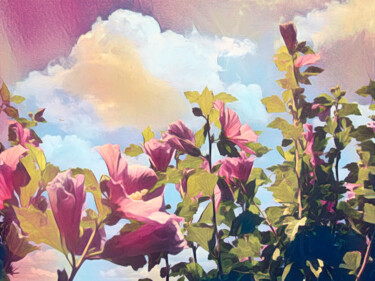 Digital Arts titled "Flowerly landscape" by Ana Teresa Dias Da Silva, Original Artwork, Manipulated Photography