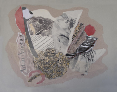 Collages titled "Vinculaciones" by Ana María Beaulieu, Original Artwork