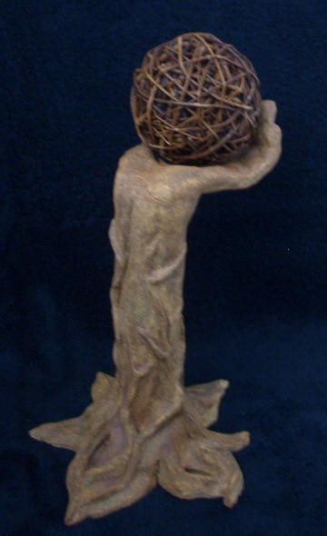 Sculpture titled "Nature hand  2" by Ana Carolina Moreno, Original Artwork