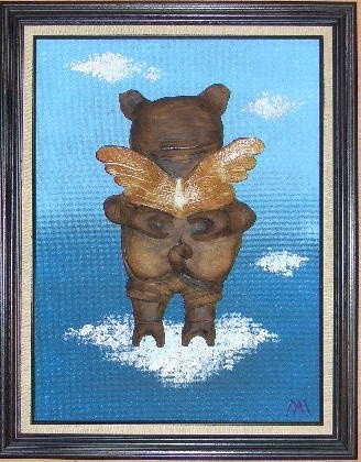 Sculpture titled "Flying pig 6" by Ana Carolina Moreno, Original Artwork