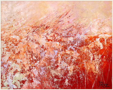 Peinture intitulée ""Manantial Rojo"" par Ana Maria Cortes, Œuvre d'art originale, Acrylique