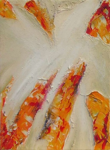 Painting titled "retalhos I (Fetzen,…" by Ana De Medeiros, Original Artwork, Oil