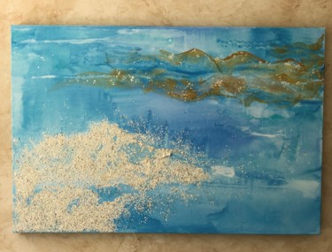 Painting titled "FORMENTERA" by Ana Fornieles, Original Artwork, Acrylic