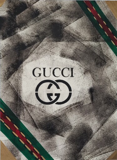 Desenho intitulada "Gucci classe" por Anafoxybooh, Obras de arte originais, Acrílico