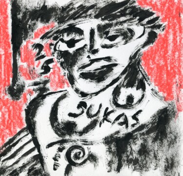 Картина под названием "SUKAS 257" - Ana Gratess, Подлинное произведение искусства, Акрил