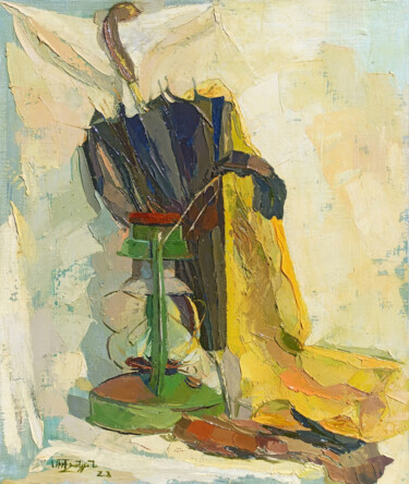 Peinture intitulée "Still life with lam…" par Anahit Mirijanyan, Œuvre d'art originale, Huile Monté sur Châssis en bois
