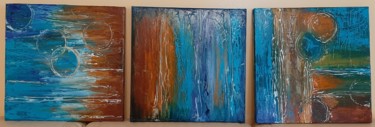 Painting titled "Trio" by Ana Isac, Original Artwork, Oil
