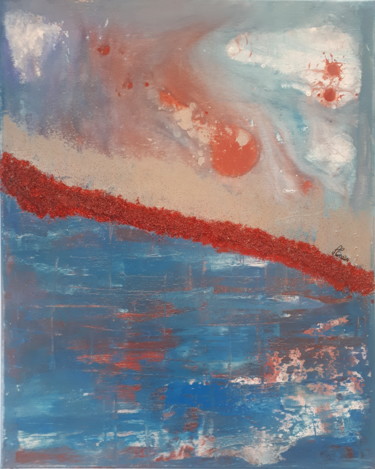 Peinture intitulée "Entre rêve et réali…" par Anaïs, Œuvre d'art originale, Acrylique