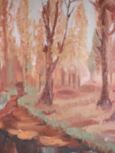 Pintura intitulada "Outono" por Ana Lacerda, Obras de arte originais, Outro
