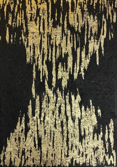 Pittura intitolato "Éclat nocturne" da Analesia.M, Opera d'arte originale, Acrilico Montato su Telaio per barella in legno