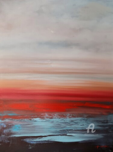 Painting titled "Reset" by Anamaria Cepoi, Original Artwork, Oil