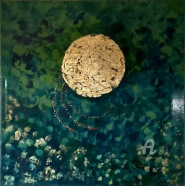 Painting titled "ABUNDANCE" by Cam, Original Artwork, Acrylic Mounted on Wood Stretcher frame