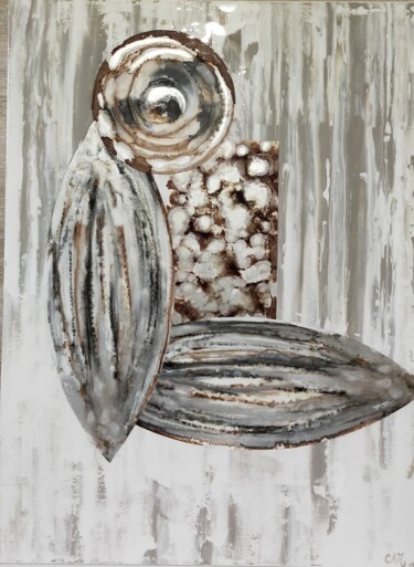 Картина под названием "ZEN" - Cam, Подлинное произведение искусства, Акрил Установлен на Деревянная рама для носилок