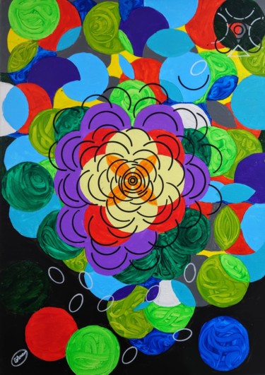 just breathe Peinture intitulée "just breathe" par Ana Maria Guta( Podaru ), Œuvre d'art originale, Acrylique Monté sur Châssis