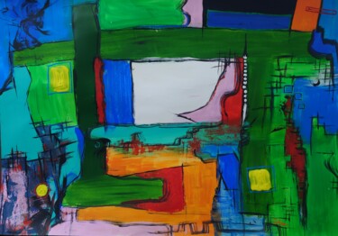 rinascimento Painting titled "rinascimento" by Ana Maria Guta, Original Artwork, Acrylic