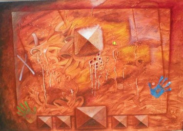 Pittura intitolato "N/T" da Ana Maria Hidalgo, Opera d'arte originale
