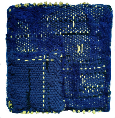 Textile Art titled "for irina's sake (7)" by Ana-Maria Panaitescu, Original Artwork, Tapestry Mounted on Other rigid panel
