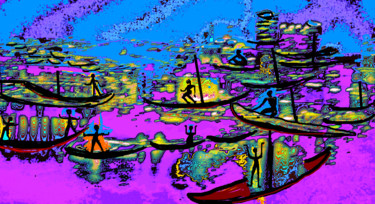 Digital Arts titled "JOYFUL EVENINGdsc-0…" by Anandswaroop Manchiraju, Original Artwork, Digital Painting