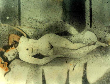 Pintura intitulada "EROTIC MOOD-2 photo…" por Anandswaroop Manchiraju, Obras de arte originais, Tinta spray