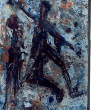 Malerei mit dem Titel "DANCE DANCE AND DAN…" von Anandswaroop Manchiraju, Original-Kunstwerk, Öl