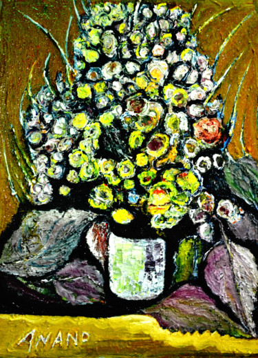 Painting titled "STILL-LIFE-13,MIXED…" by Anandswaroop Manchiraju, Original Artwork, Other