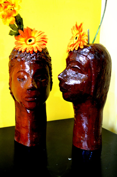 Sculpture titled "THE SISTERS" by Anandswaroop Manchiraju, Original Artwork