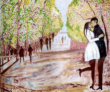 Malerei mit dem Titel "INSPIRATION OF NATU…" von Anandswaroop Manchiraju, Original-Kunstwerk, Acryl