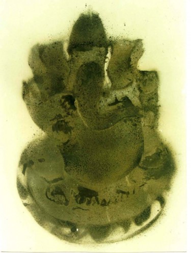 Malerei mit dem Titel "ganesha" von Anandswaroop Manchiraju, Original-Kunstwerk, Andere