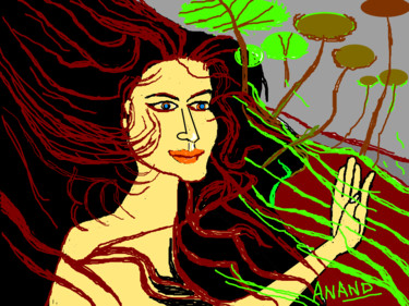 Digitale Kunst mit dem Titel "life-study-18.png" von Anandswaroop Manchiraju, Original-Kunstwerk, Digitale Malerei