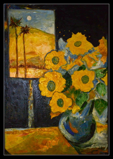 Painting titled "still-life-2" by Anandswaroop Manchiraju, Original Artwork, Oil