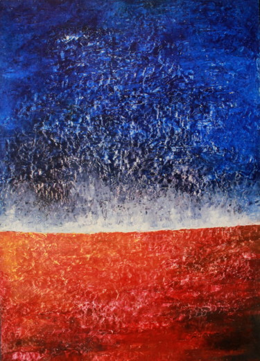 Peinture intitulée "Horizon" par Anania Kocharyan, Œuvre d'art originale, Huile