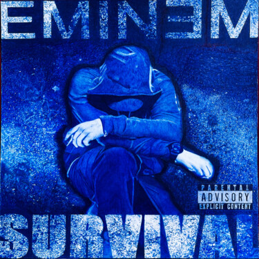 图画 标题为“Eminem Survival” 由Ananou, 原创艺术品, 圆珠笔