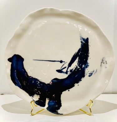Sculpture intitulée "Porcelaine de Rêve…" par Anany Artiste, Œuvre d'art originale, Céramique