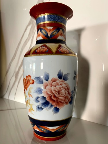 Pintura intitulada "Vaso de porcelana p…" por Ana Paula Tarilonte, Obras de arte originais, Tinta
