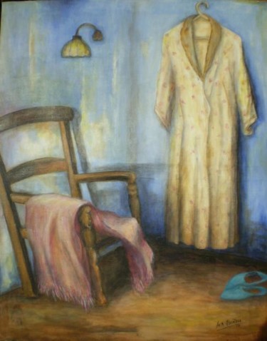 Pintura titulada "La siesta" por Ana Celia Quintana, Obra de arte original
