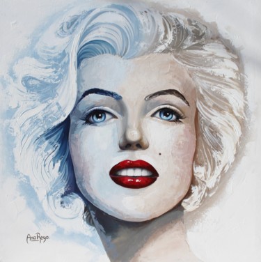 Pittura intitolato "Marilyn Monroe" da Ana Rego, Opera d'arte originale, Olio