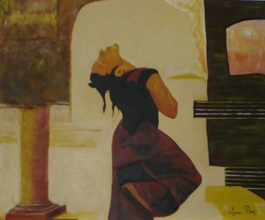 Pintura intitulada "Acrilico s/tela" por Ana Reis, Obras de arte originais
