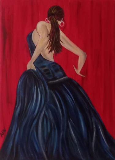 Pintura titulada "Ma danseuse" por Anuska, Obra de arte original, Oleo
