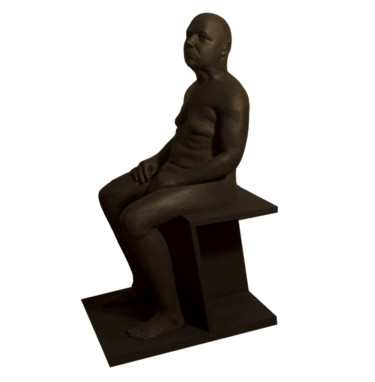 Rzeźba zatytułowany „Sr. Zé” autorstwa Ana Sousa Santos, Oryginalna praca, Ceramika
