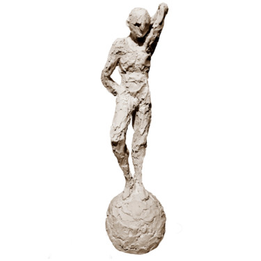 Sculpture titled ""Figura Humana V"/"…" by Ana Sousa Santos, Original Artwork, Plaster