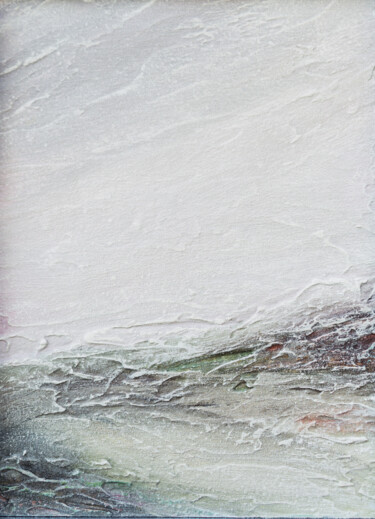 Painting titled "The thaw" by Anastacia Gaikova, Original Artwork, Acrylic