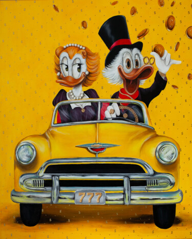 "Scrooge McDuck in a…" başlıklı Tablo Anastasia But tarafından, Orijinal sanat, Akrilik