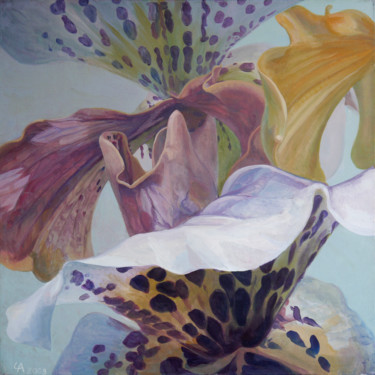 제목이 "Primary colors II"인 미술작품 Anastasia Chernysheva로, 원작, 아크릴 나무 들것 프레임에 장착됨